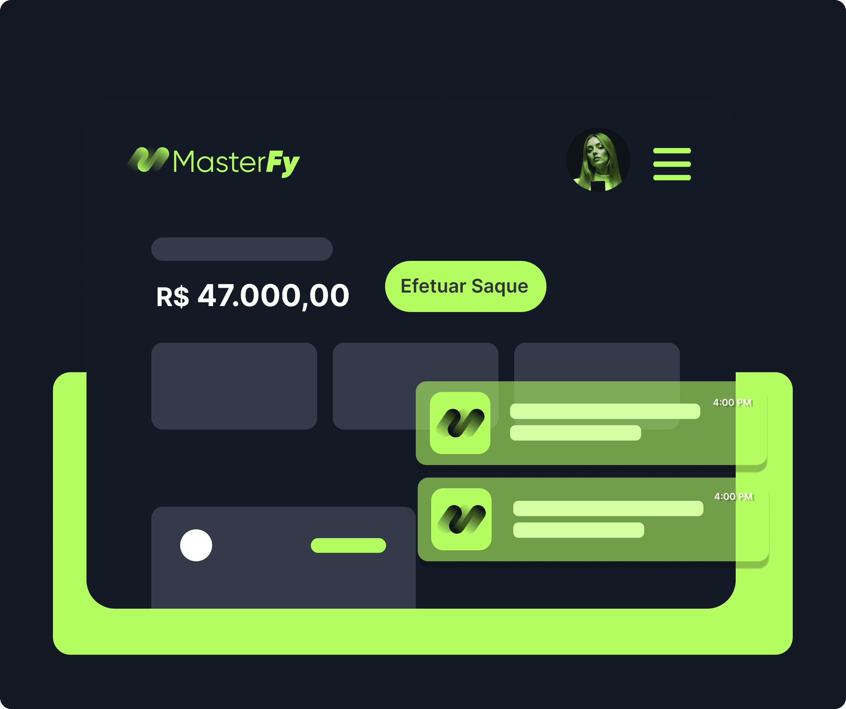 Spending chart card showing a line graph with a highlighted data point from June 2028