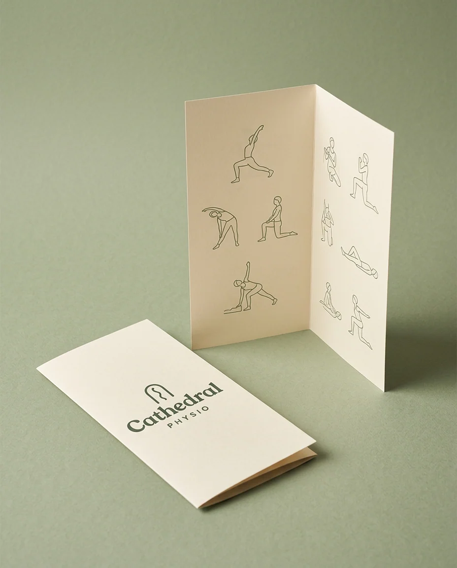 Brochures, branded product shot