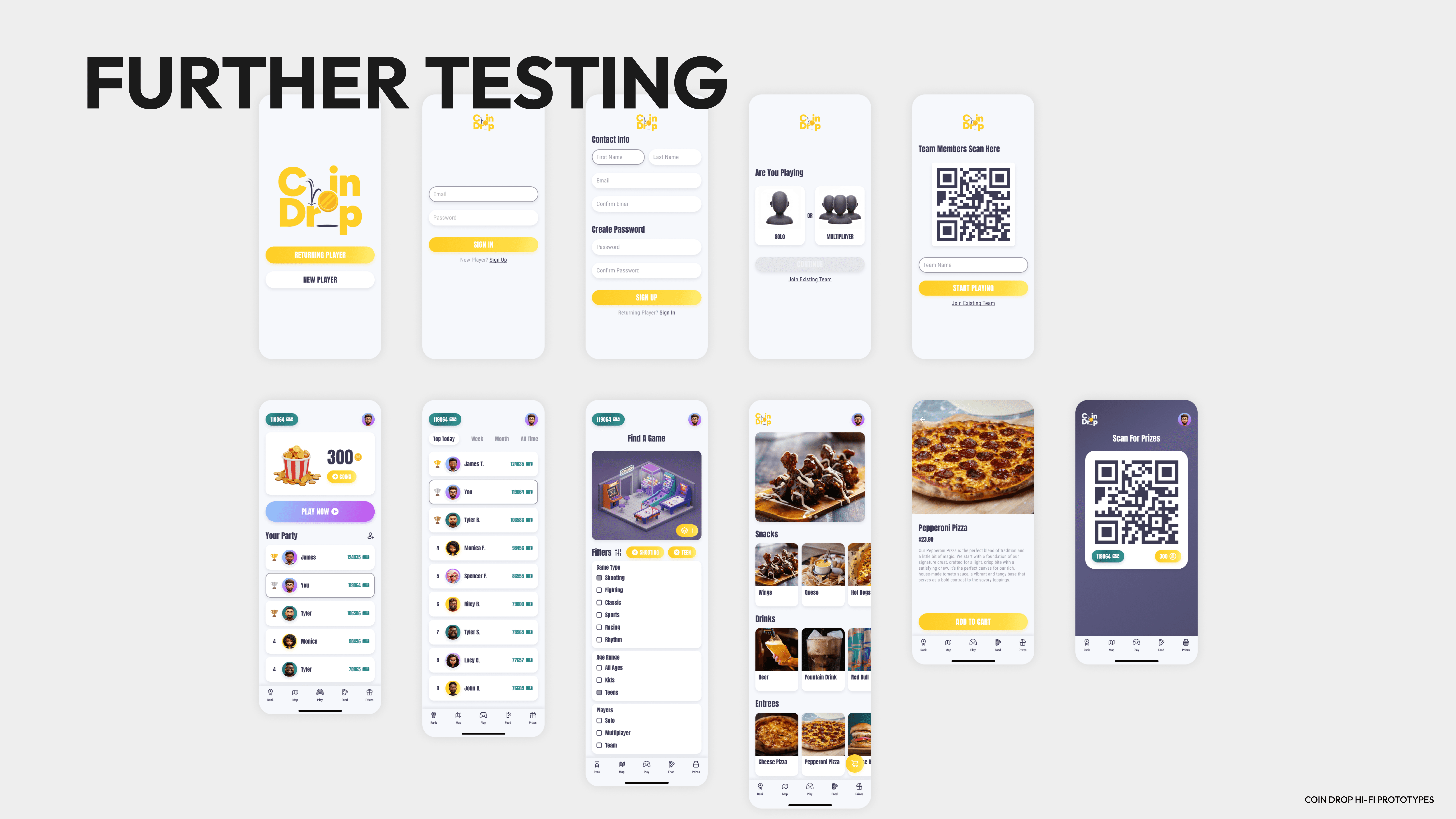 we created a prototype, putting it in front of more and more users, making several itterations until we had a great starting point to take into development.