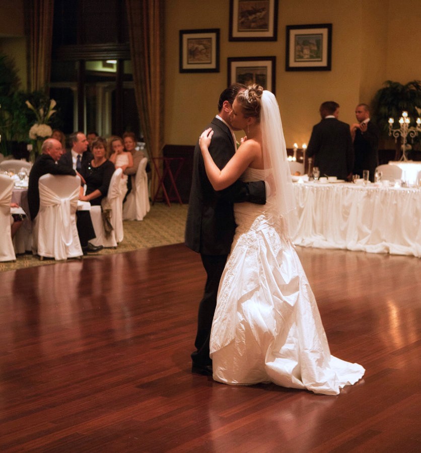 First dance for the bride and groom