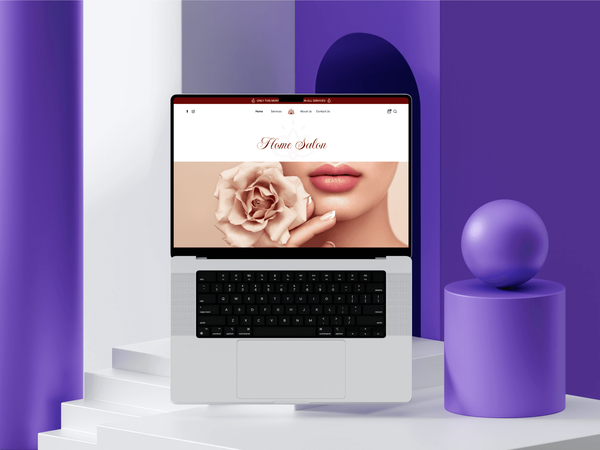 Salon Service Landing Pages