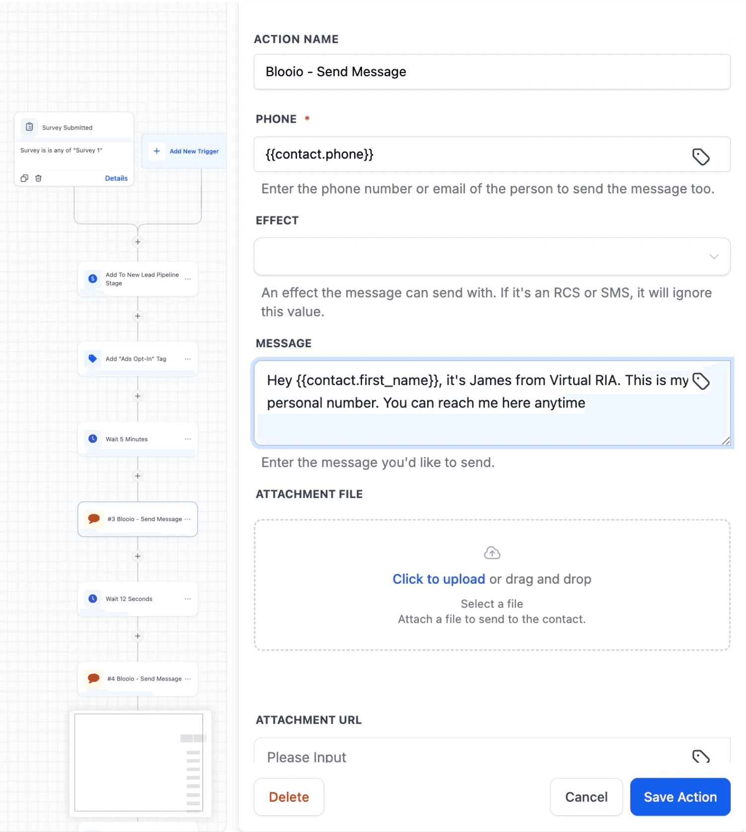 An image of Freelio's budget ui