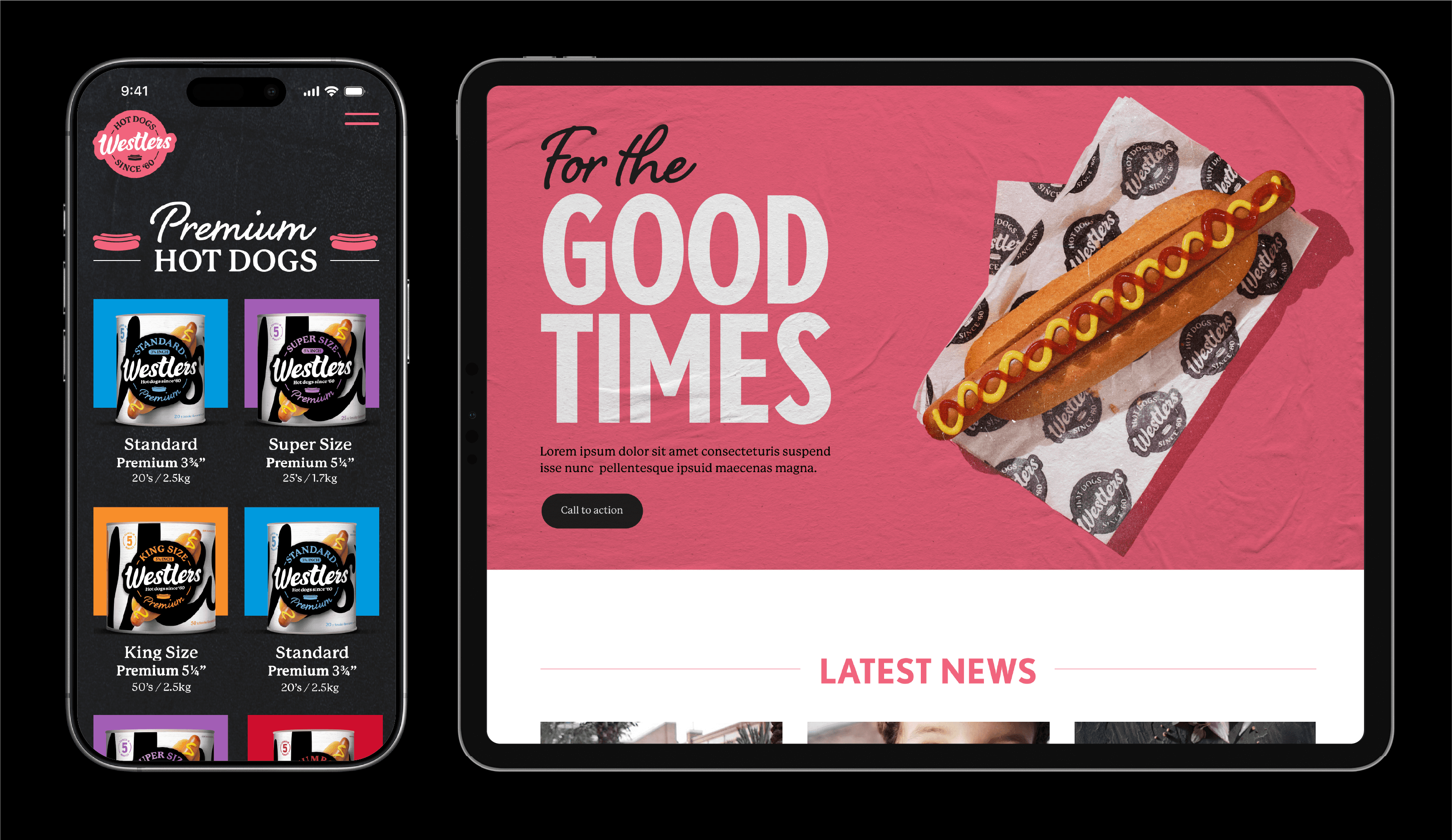 Westlers website design