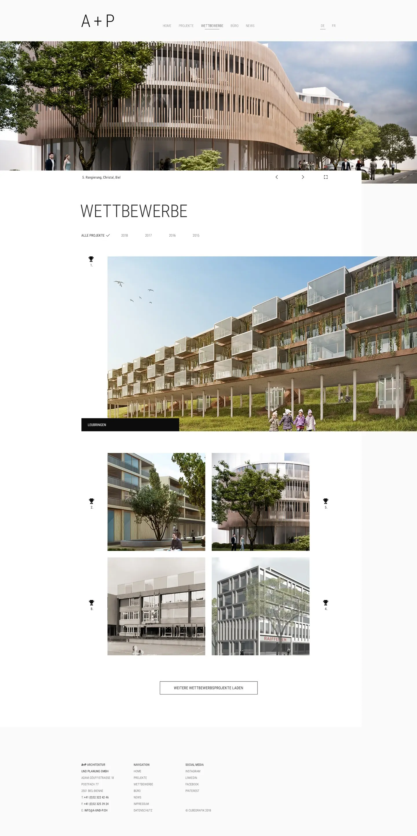 A+P Architekten – Wettbewerbe