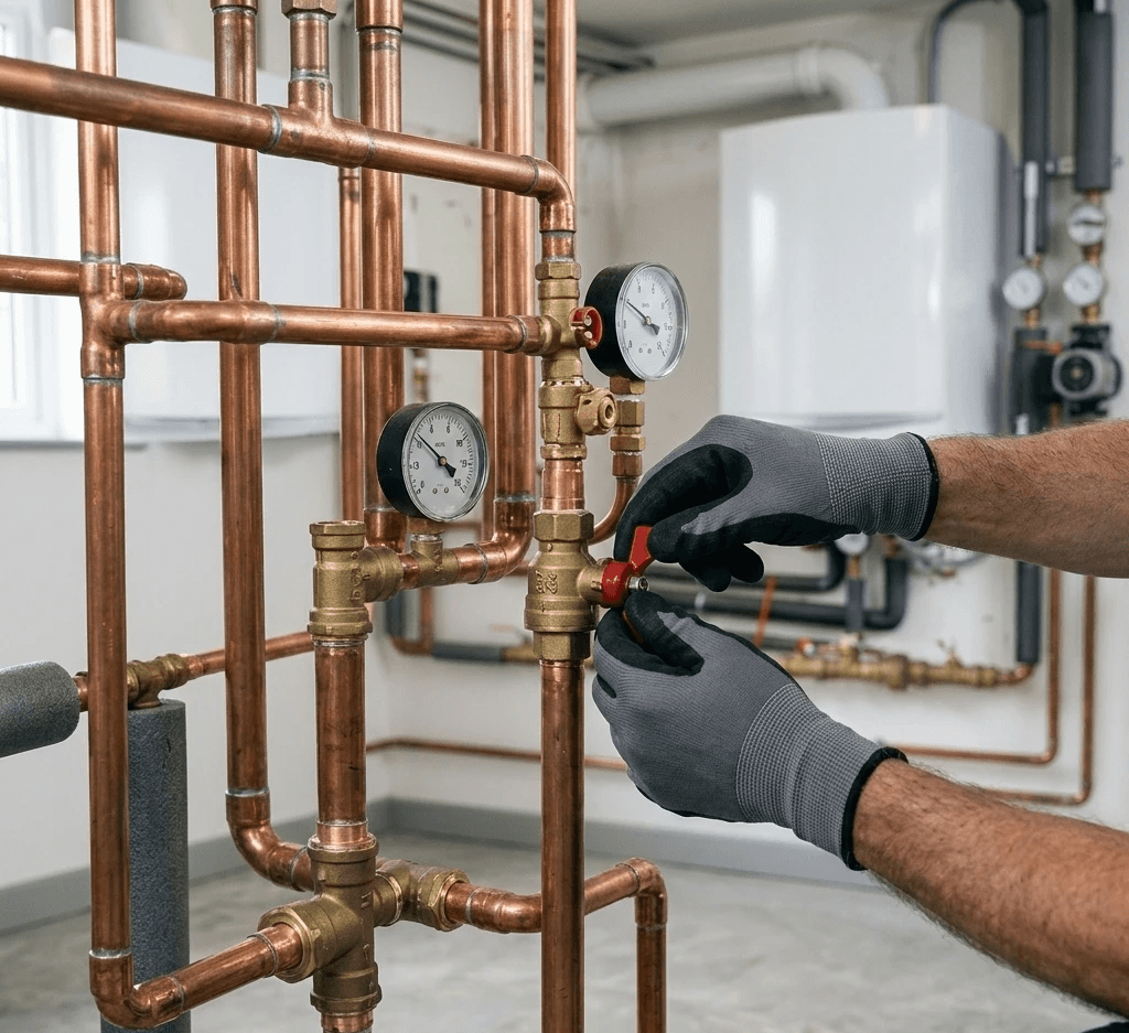 Controllo e manutenzione di impianto termoidraulico domestico