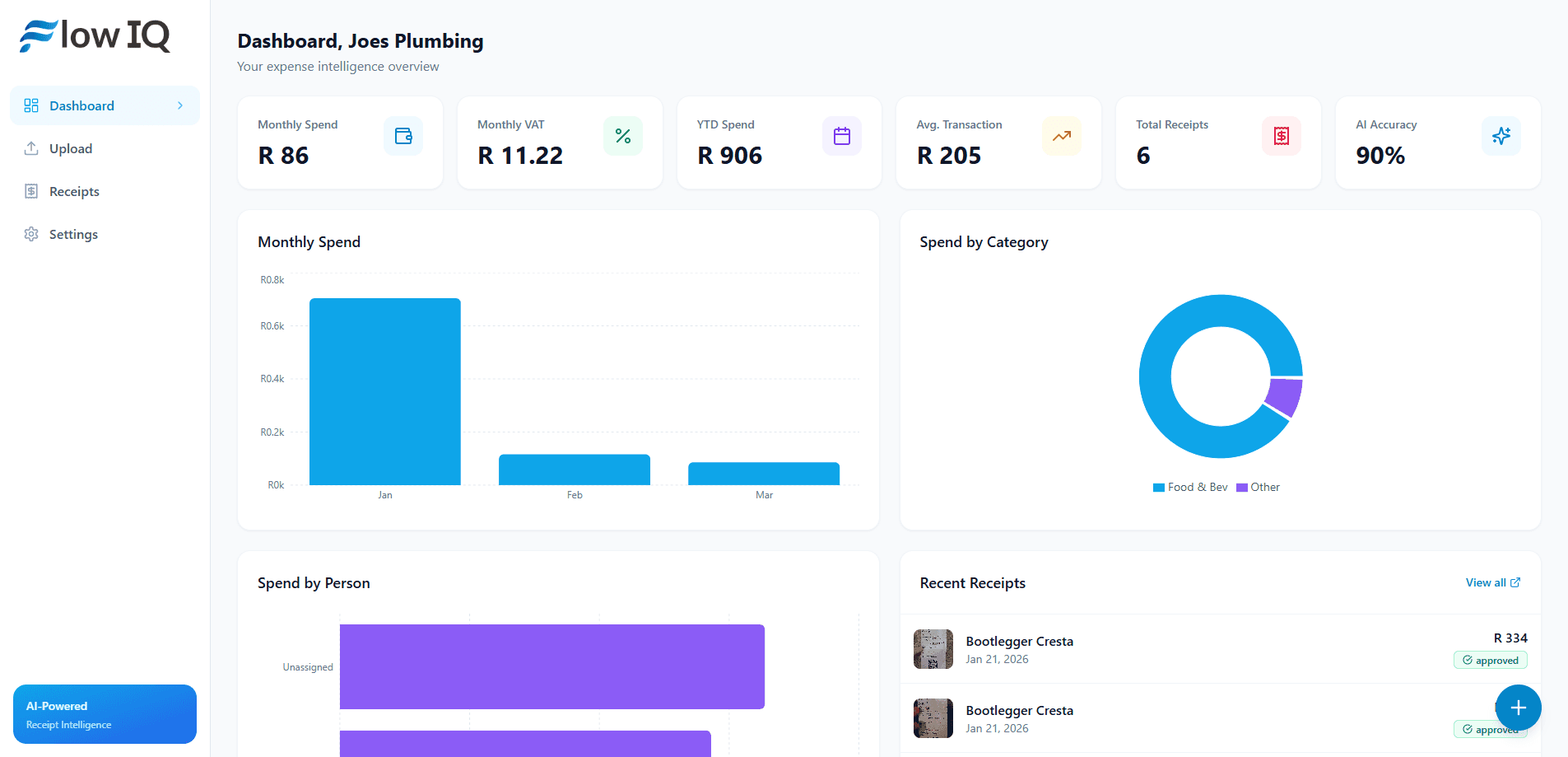 An image of Freelio's project ui