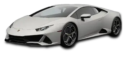 Grey Lamborghini Huracán EVO coupe with Y-spoke rims and aggressive front splitter.