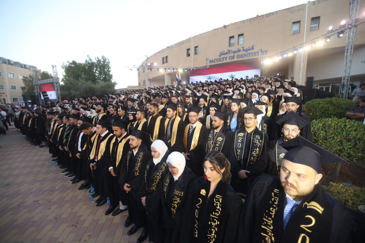 university - lighting - graduation - students - event management - syria - uae