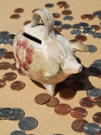 coin bank illustrating the Livret A saving account
