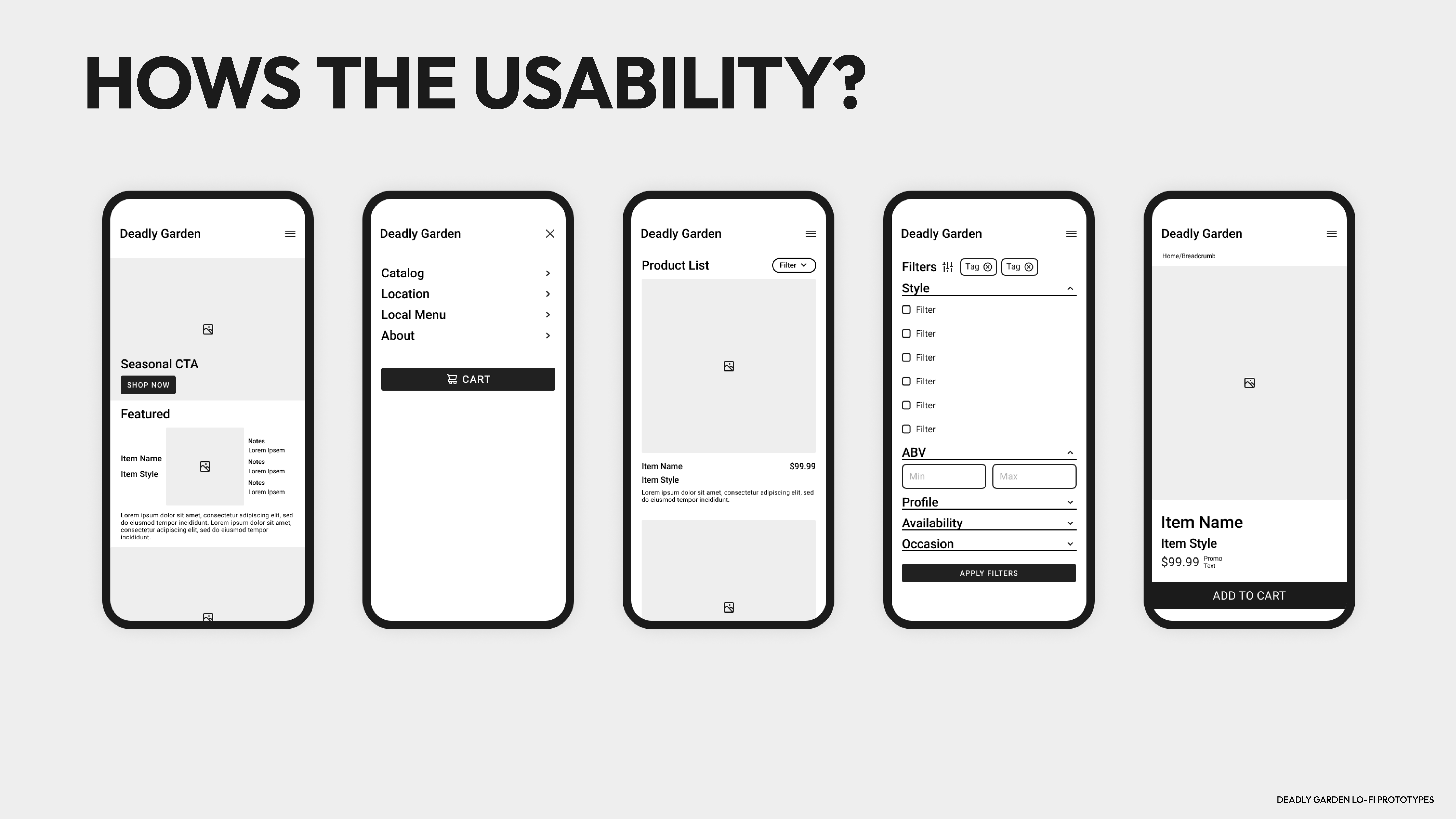 we then built multiple lo-fi prototypes in figma to validate initial concepts.