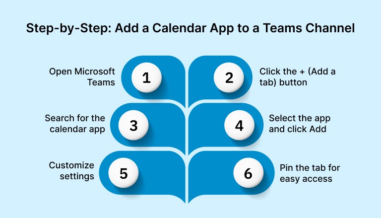 Step-by-Step: Add a Calendar App to a Teams Channel