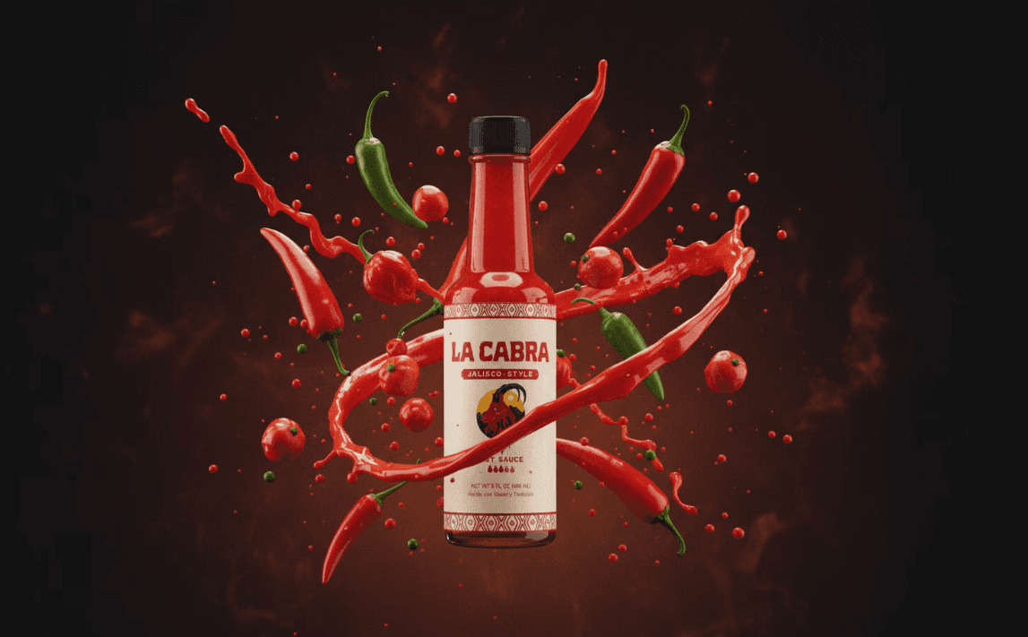 Hot Sauce Mockup