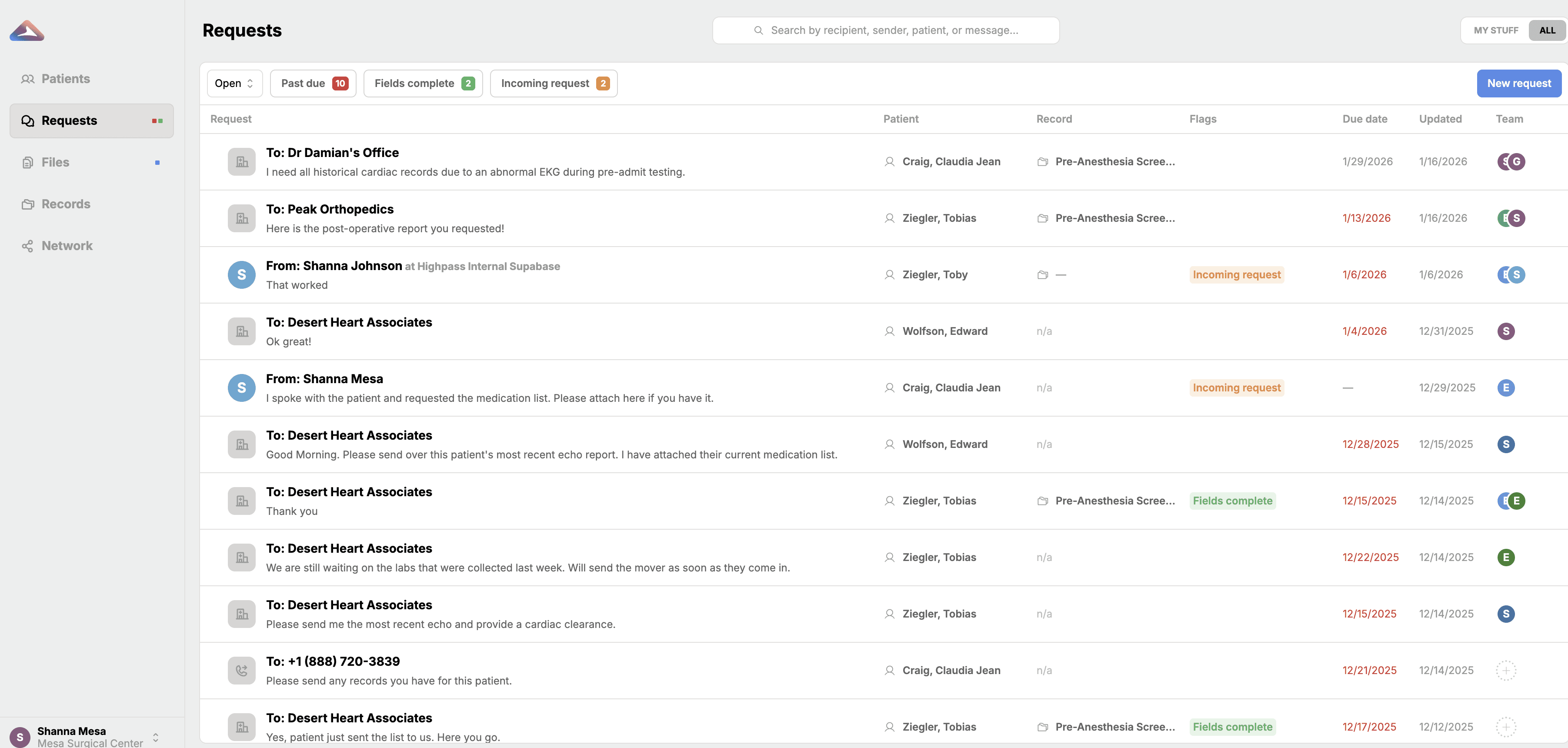 An image of Highpass Dashboard