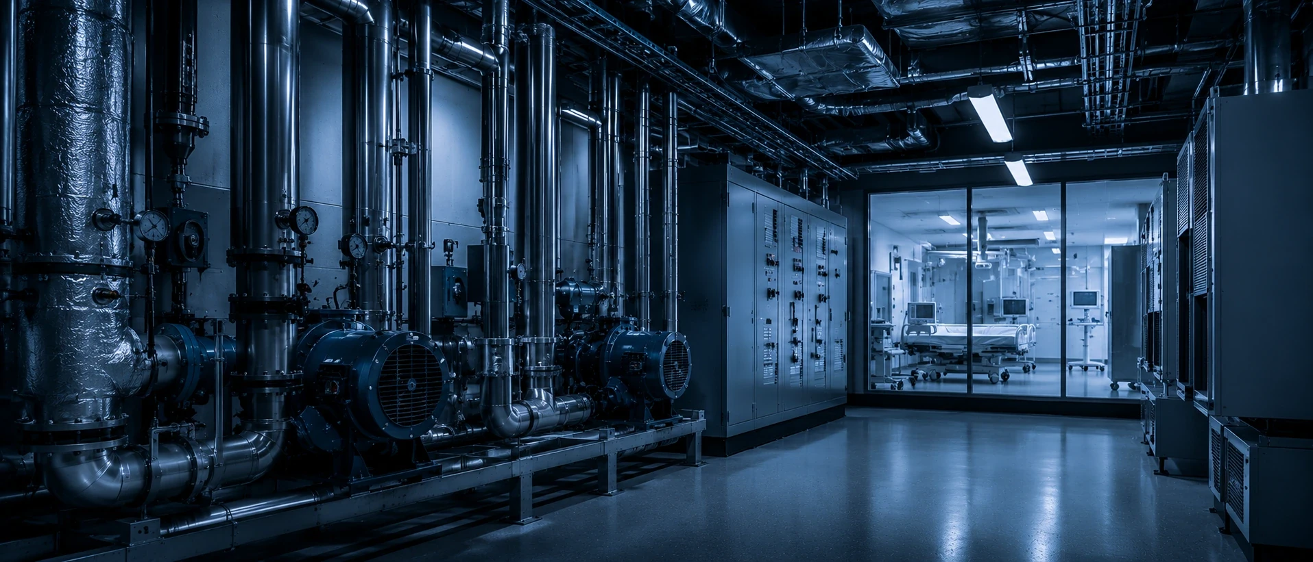 Hospital central utility plant