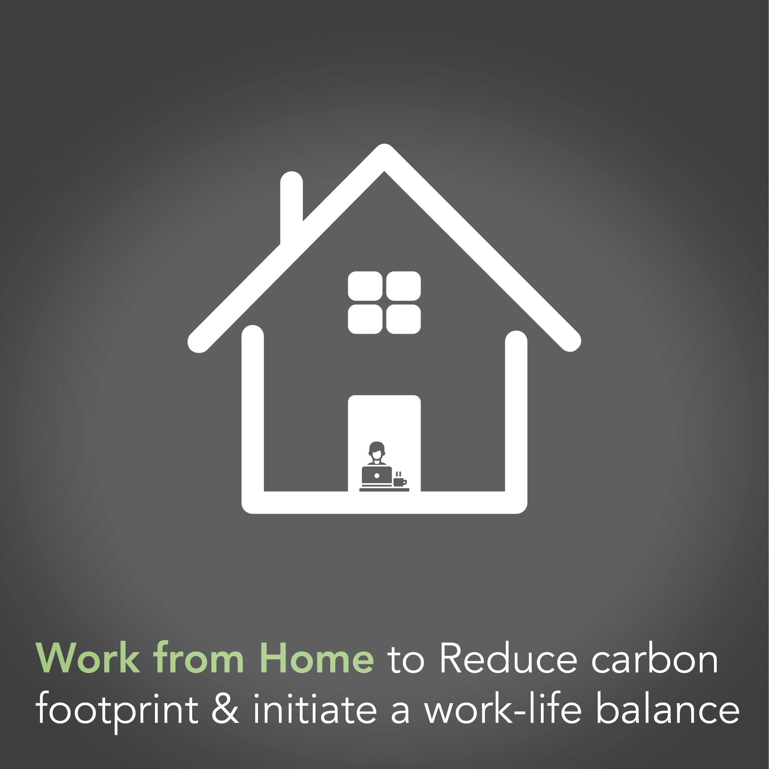 Work from Home to Reduce carbon footprint & initiate a work-life balance