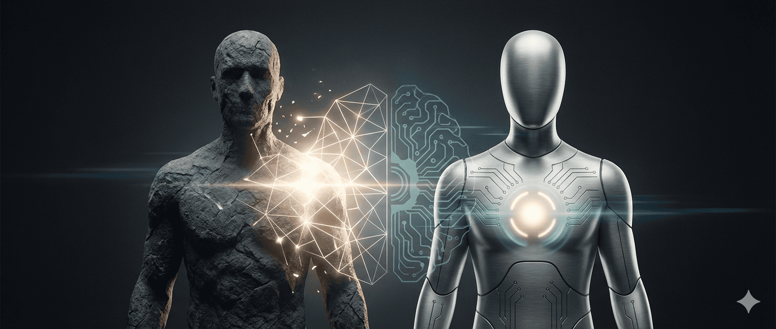 A winding road cuts through rocky terrain, surrounded by patches of green grass and illuminated by sunlight.