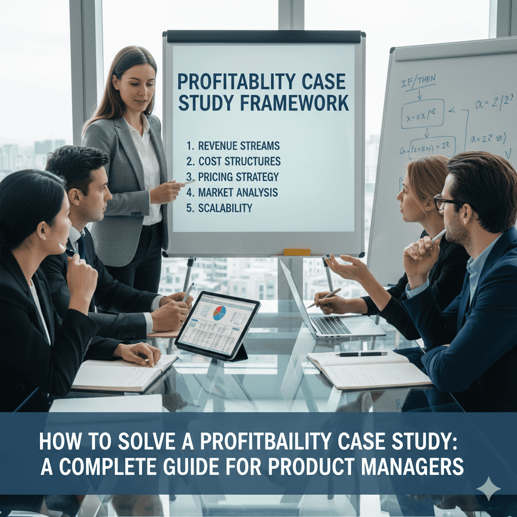 How to Solve a Profitability Case Study: A Complete Guide for Product Managers