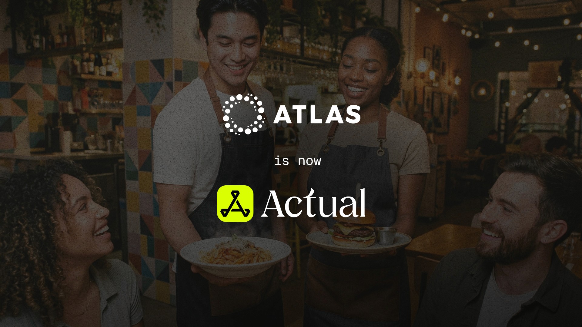 Atlas logo becoming the Actual logo