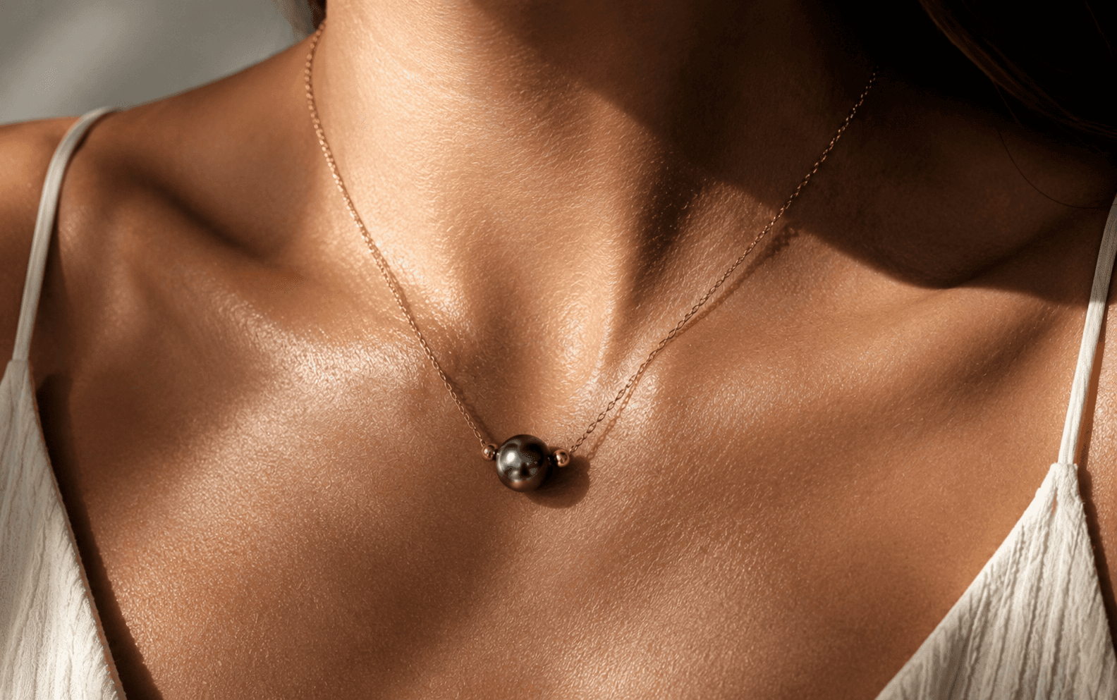 Collier perle noire de Tahiti - collection Fine Jewelry