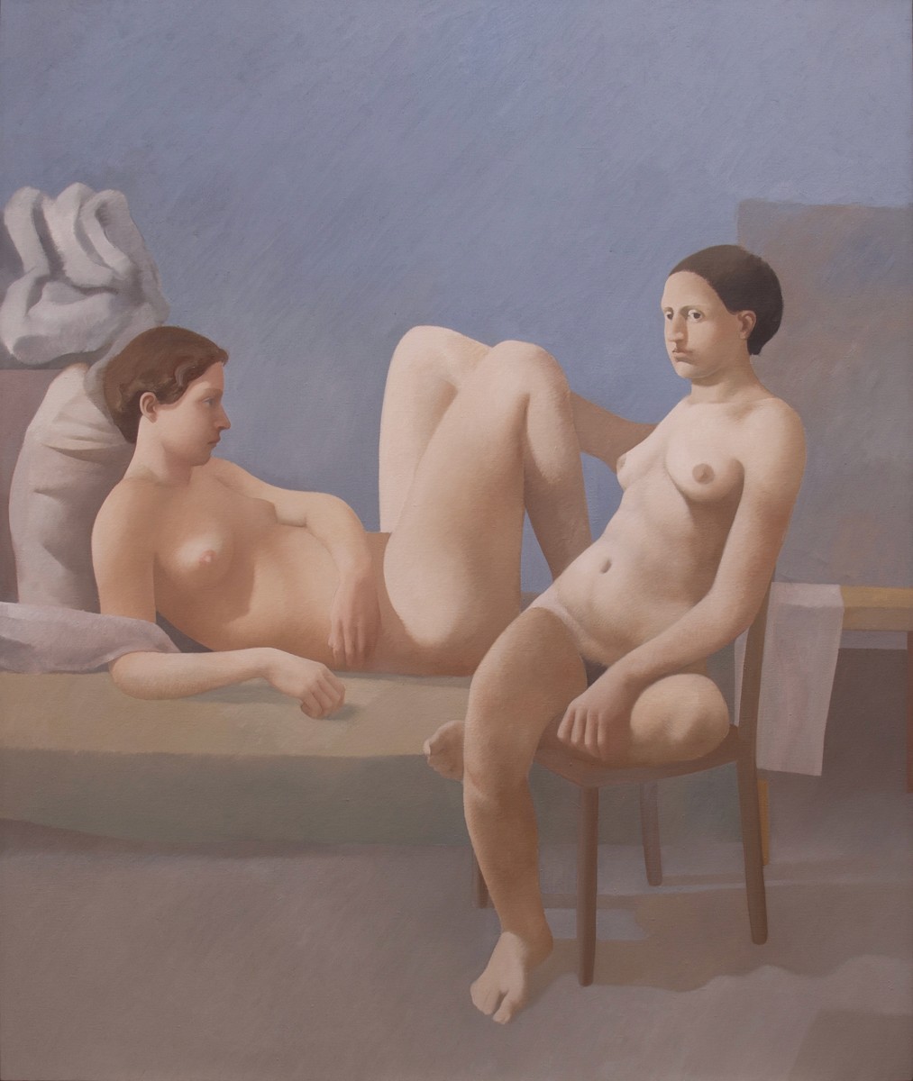 Two Women and Table, 1972