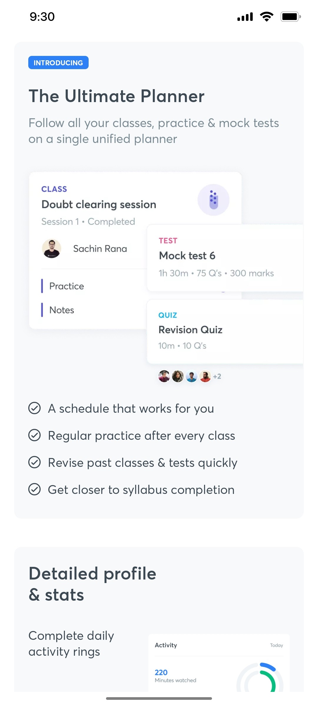 Unacademy Ultimate Planner Screendetail Screen