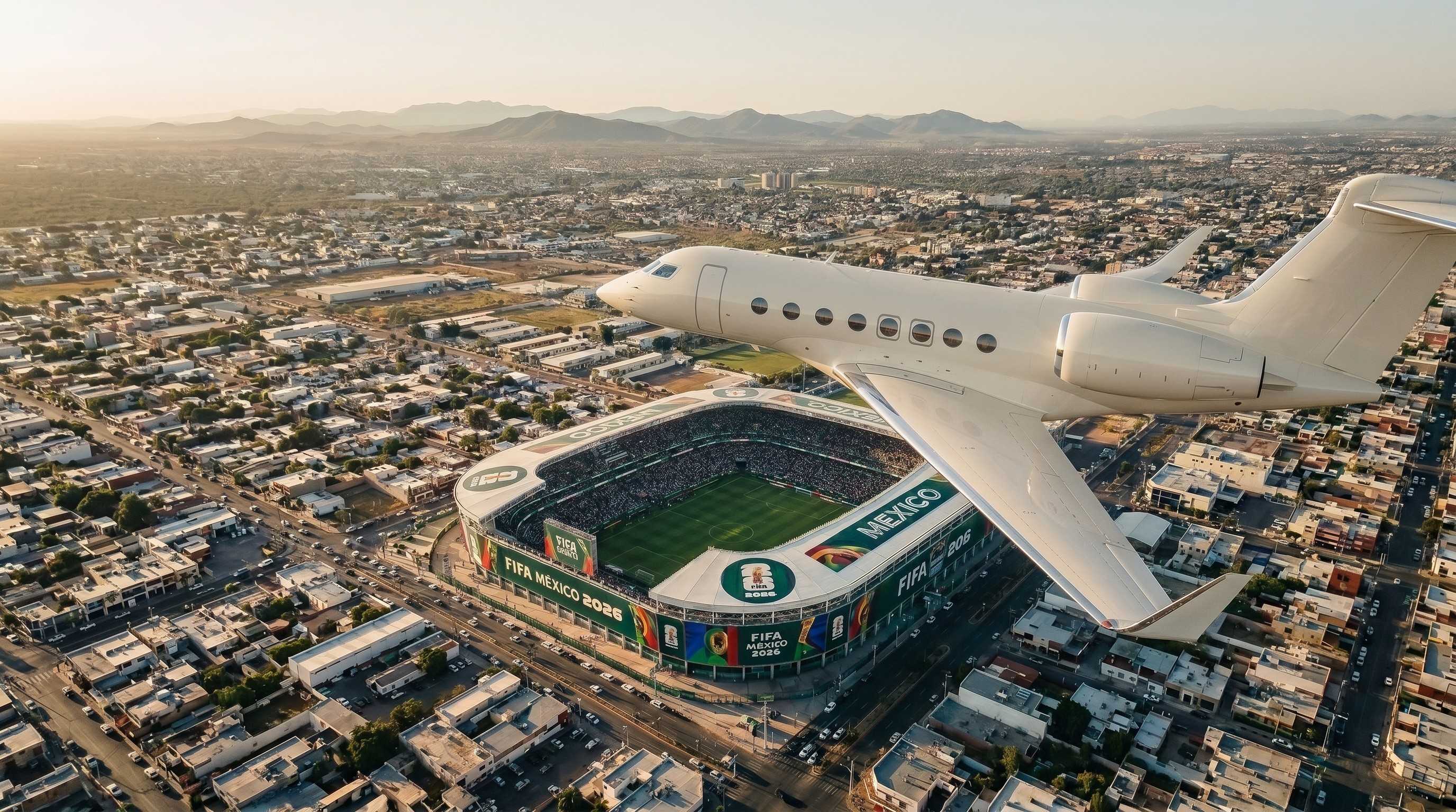 Private aviation concierge visual