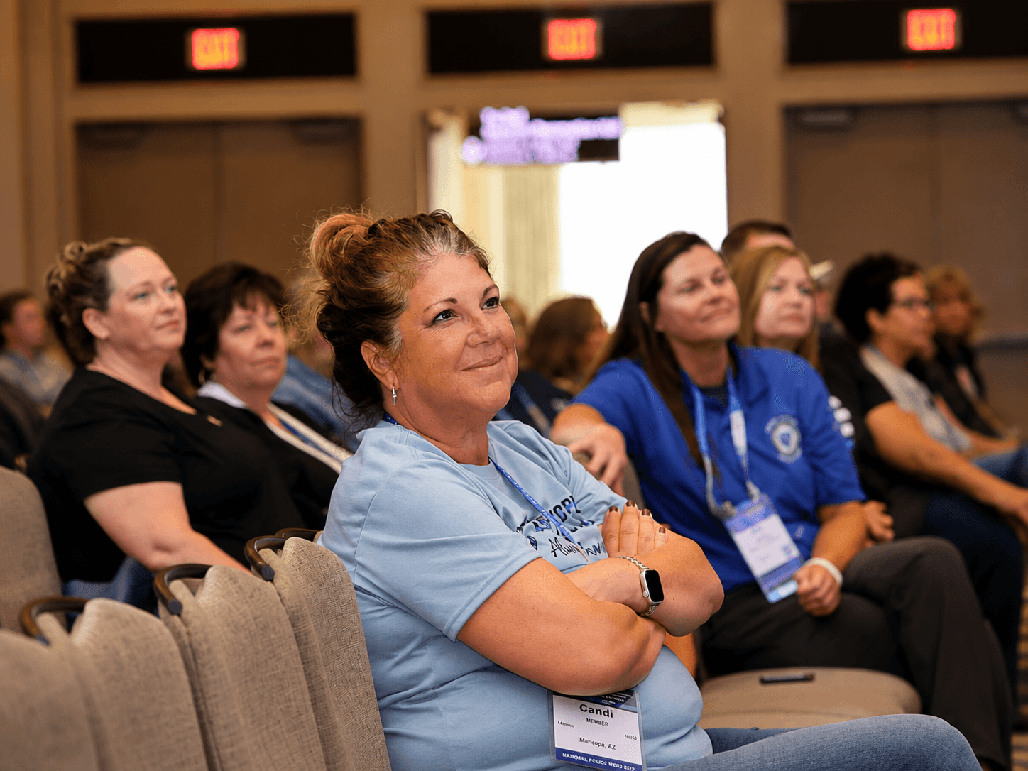 people sitting at training seminar