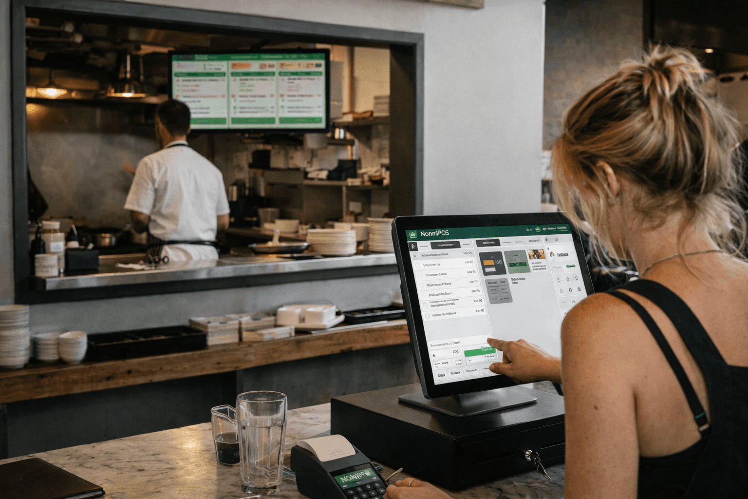 Android POS and KDS in action