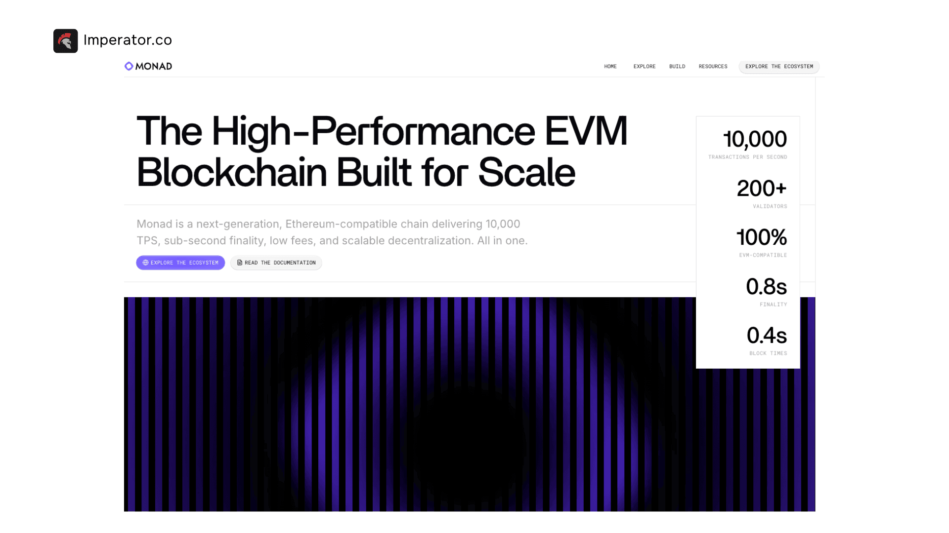 Monad blockchain crypto web3
