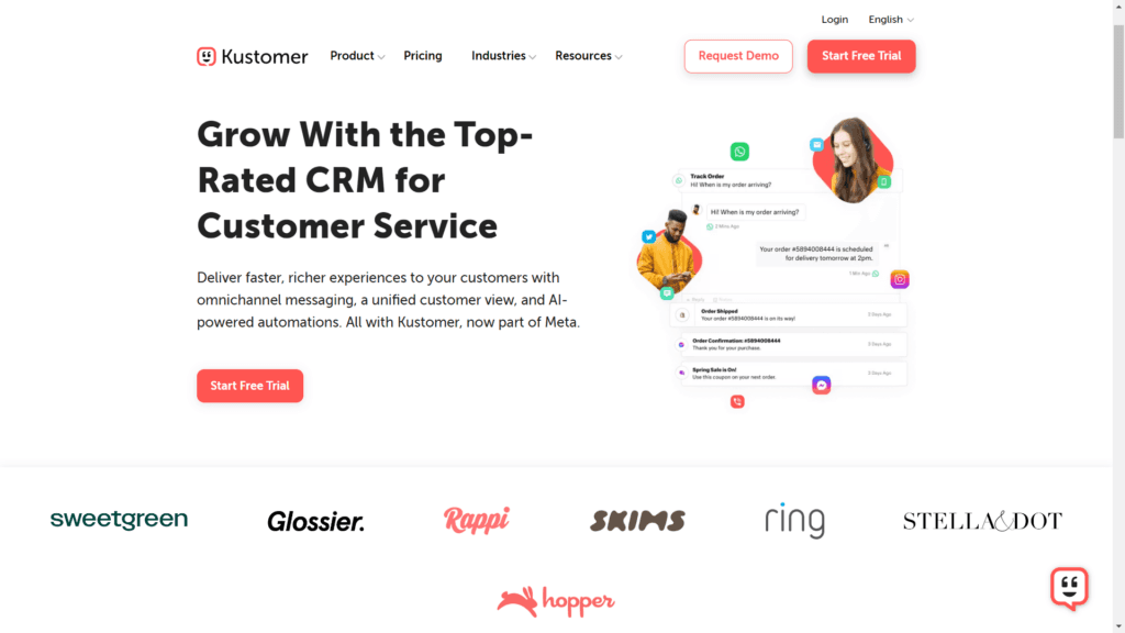 kustomer, müşteri hizmetleri, CRM, müşteri destek
