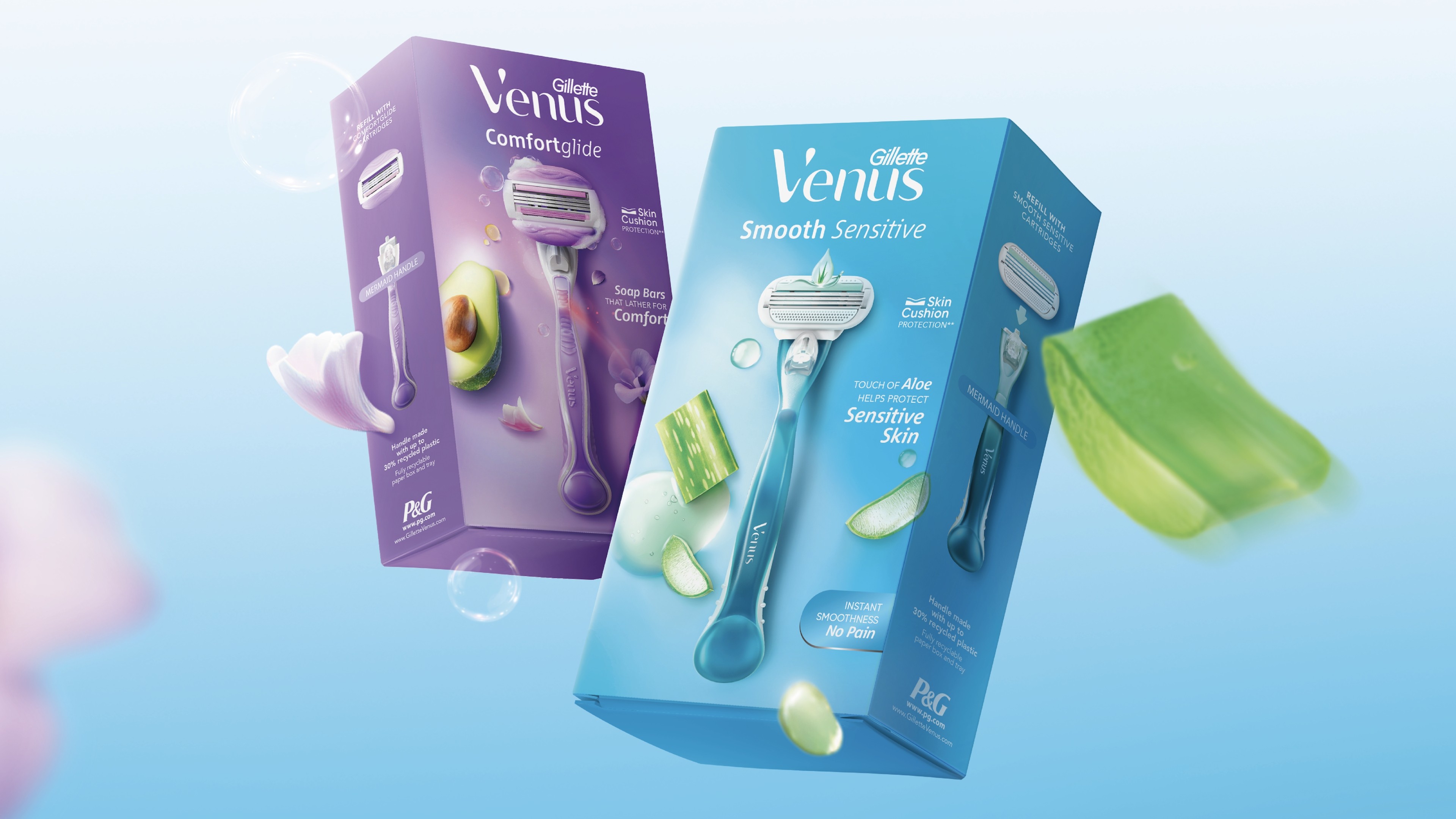 Gillette Venus Packaging Mokcup