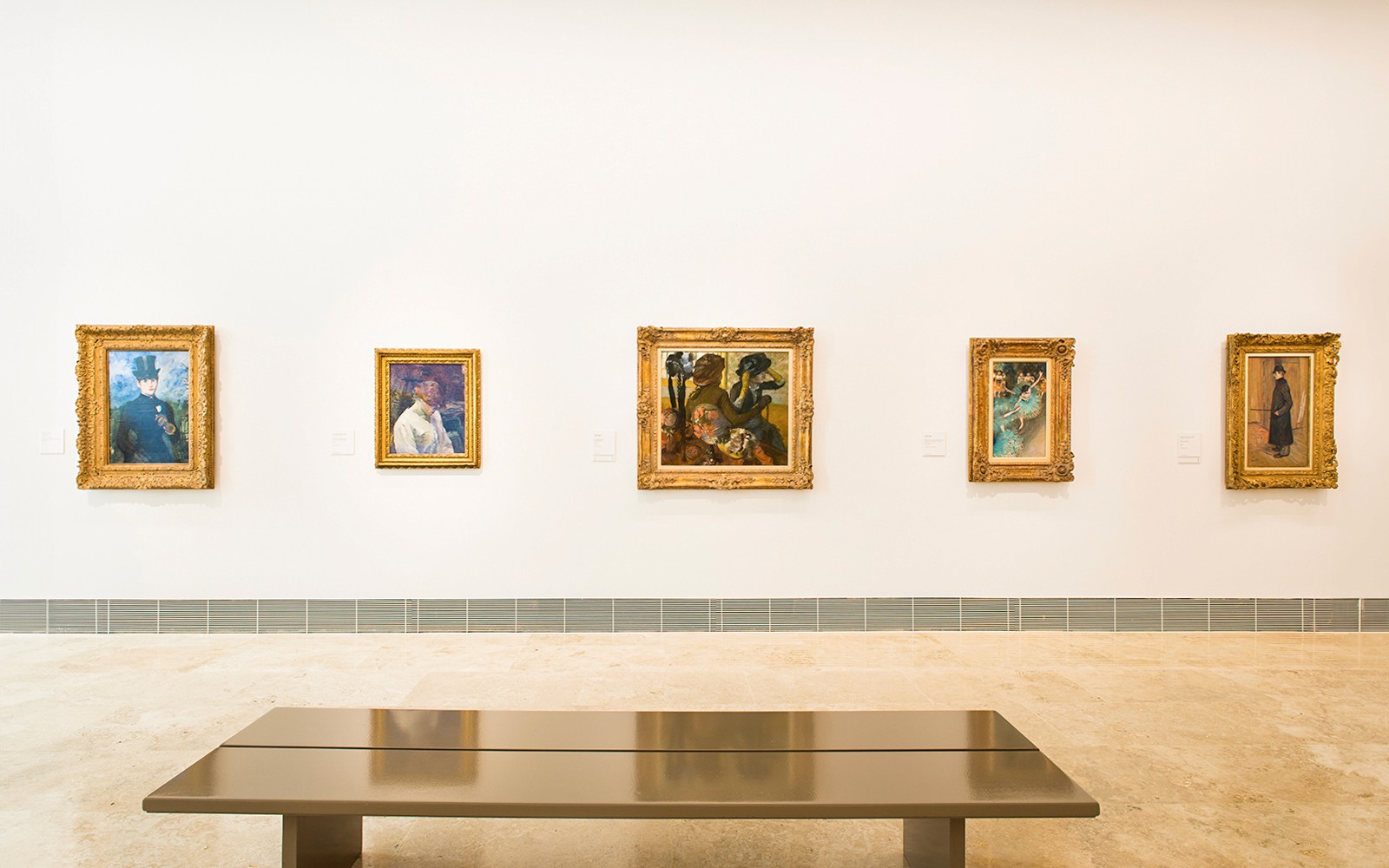 Exposición de pinturas del Museo Thyssen-Bornemisza en la galería de Madrid.