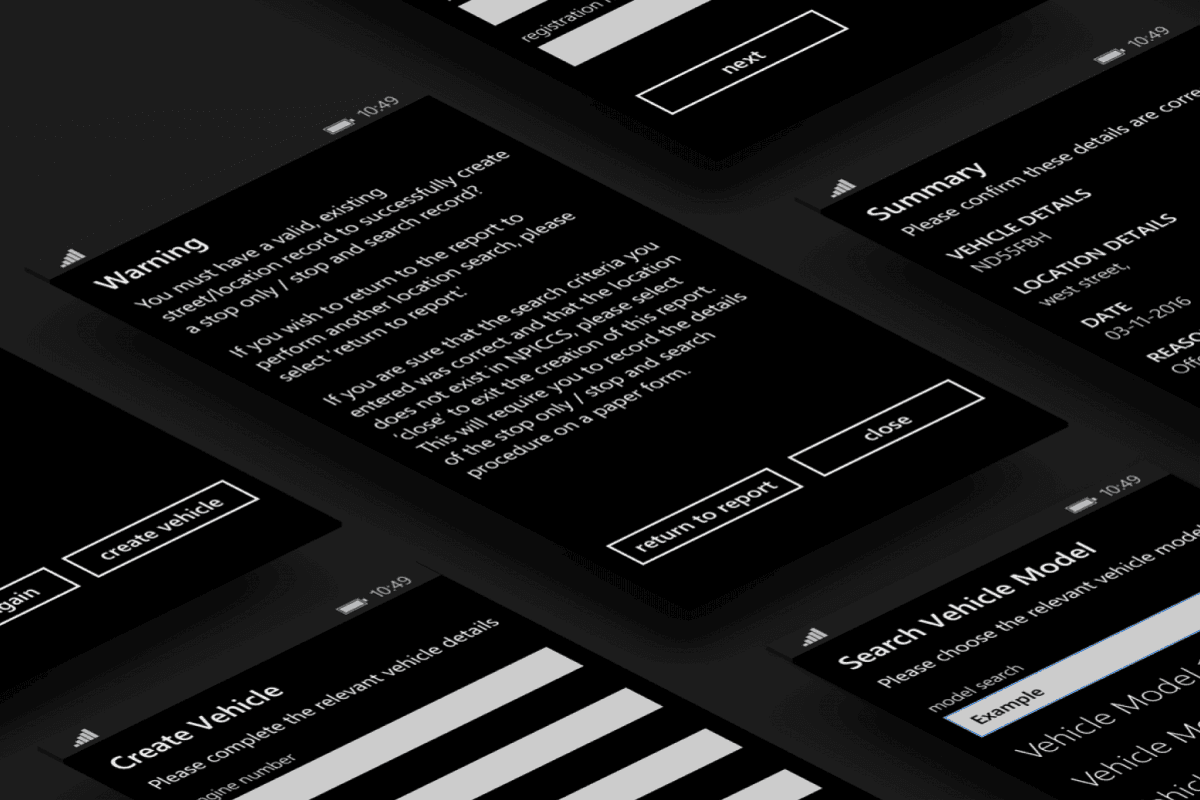 An image of mobile app screens examples 