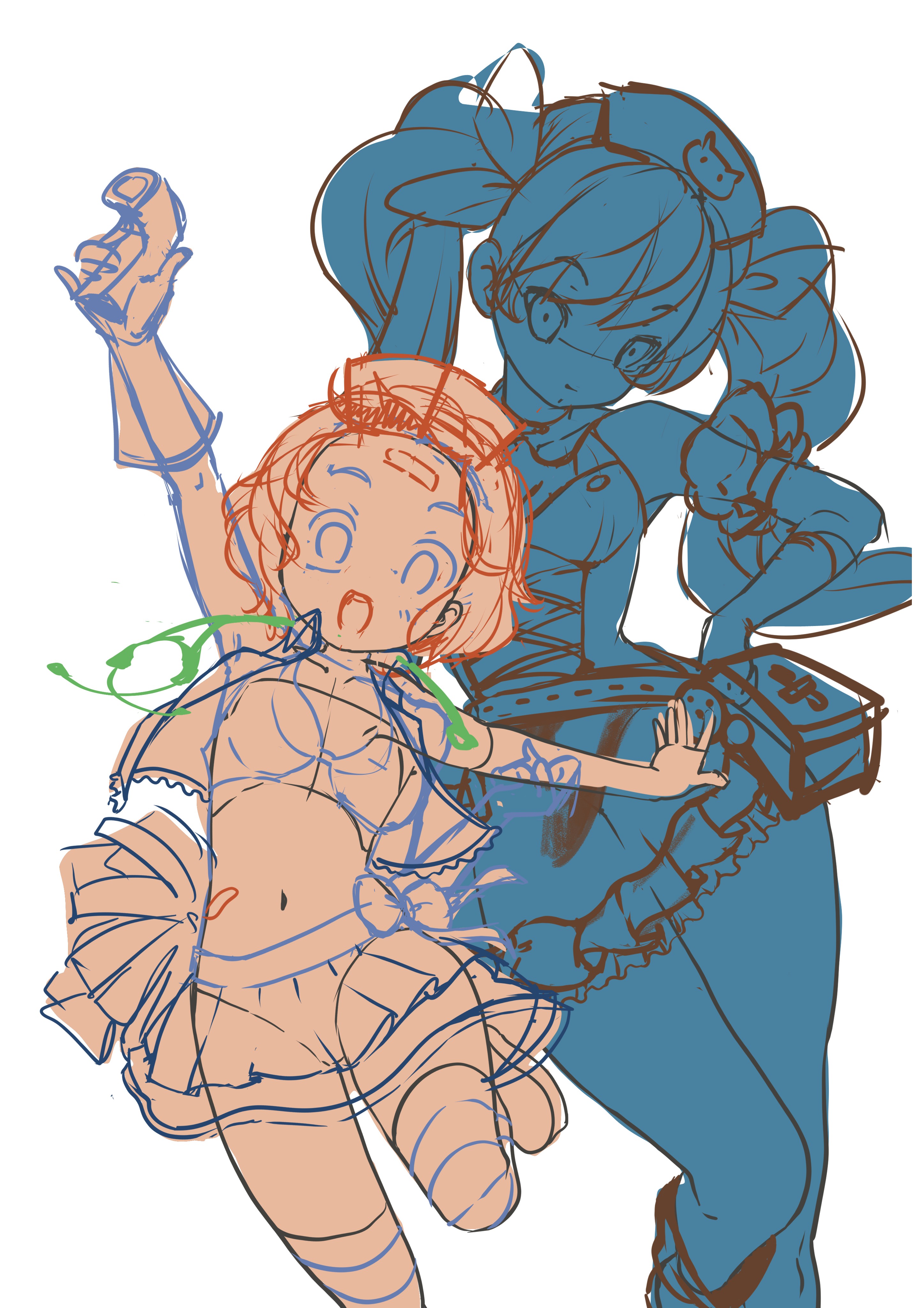 元氣 GOGO・分色塊