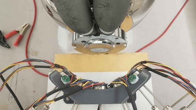Figure 6: Second test with gamma radiation with 9 sensors