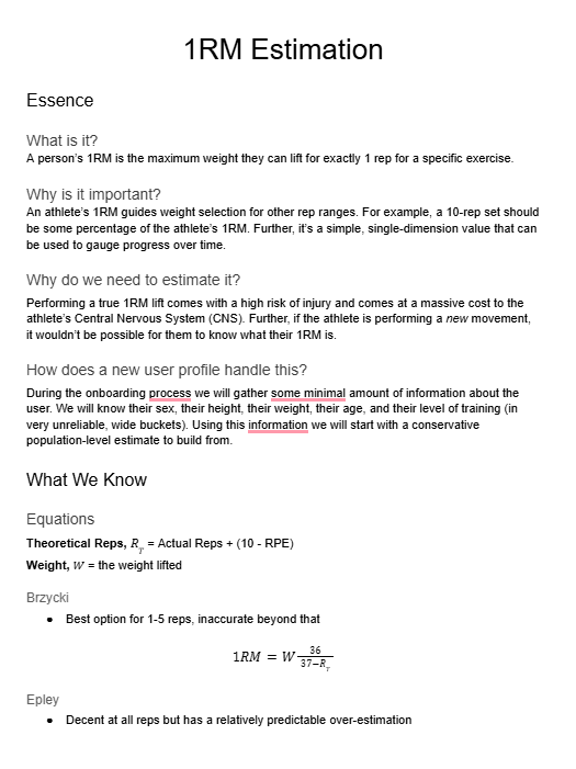 1rm estimation document