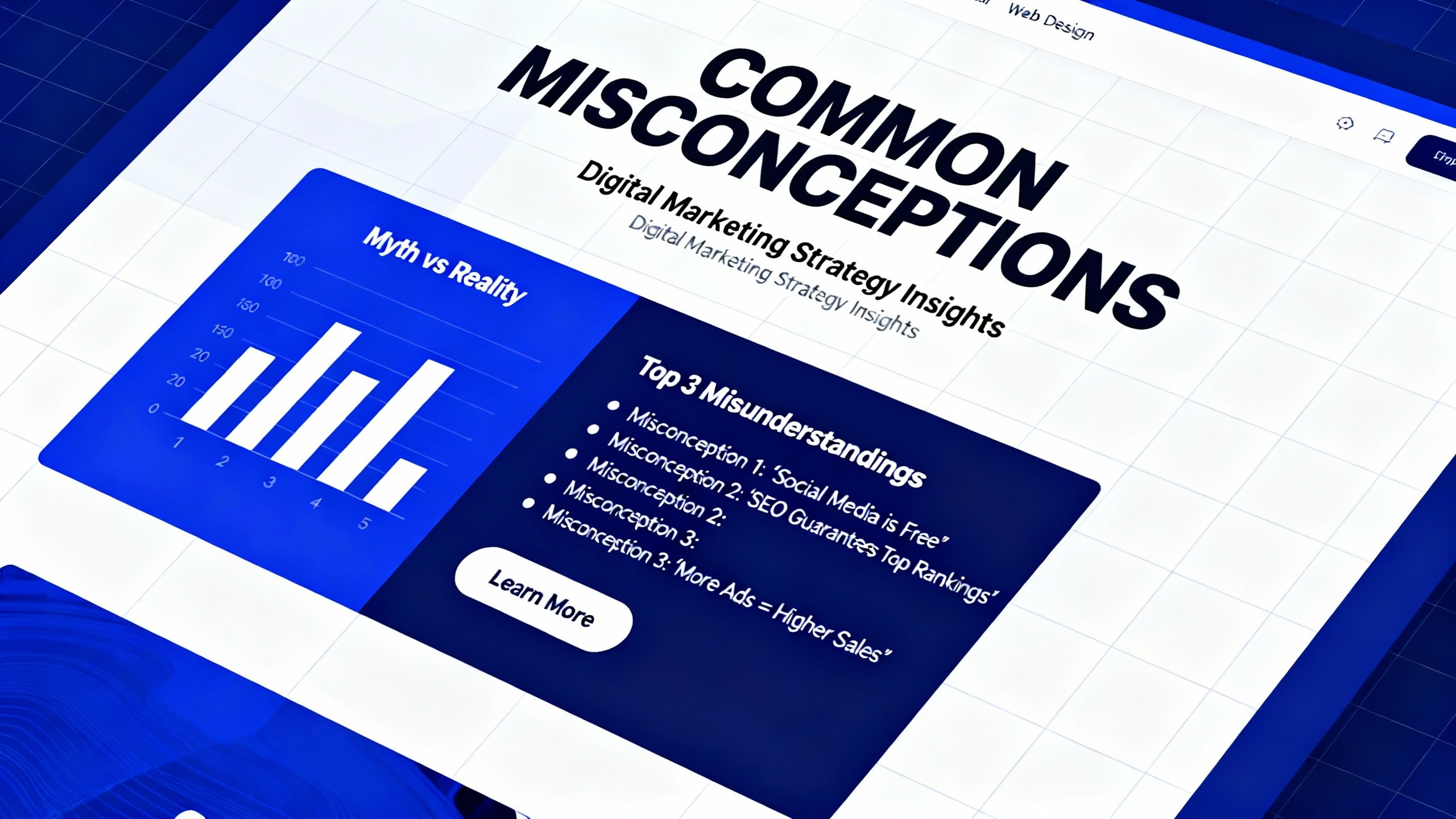 Misconceptions in web design