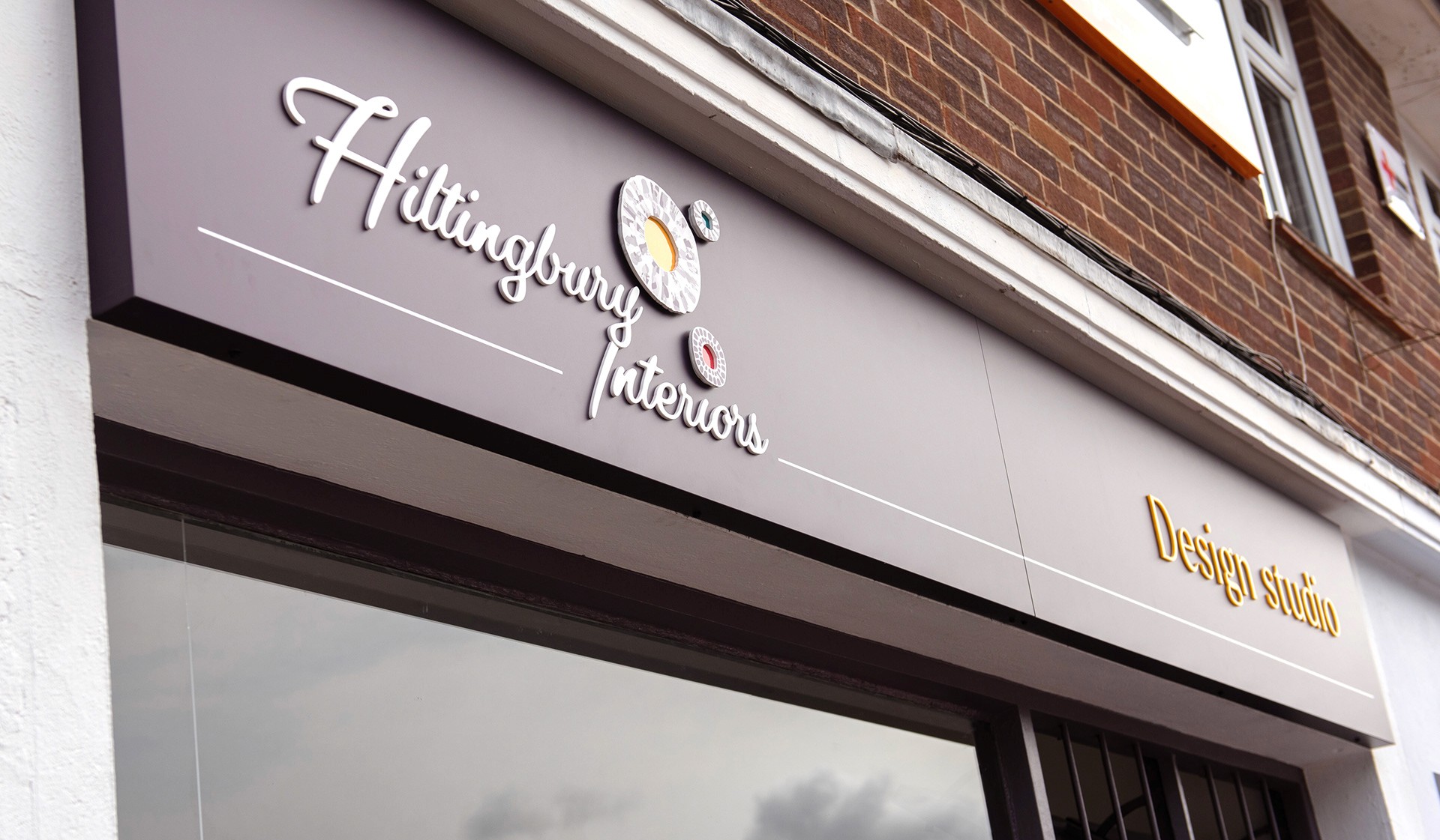 Hiltingbury Interior signage design for studio