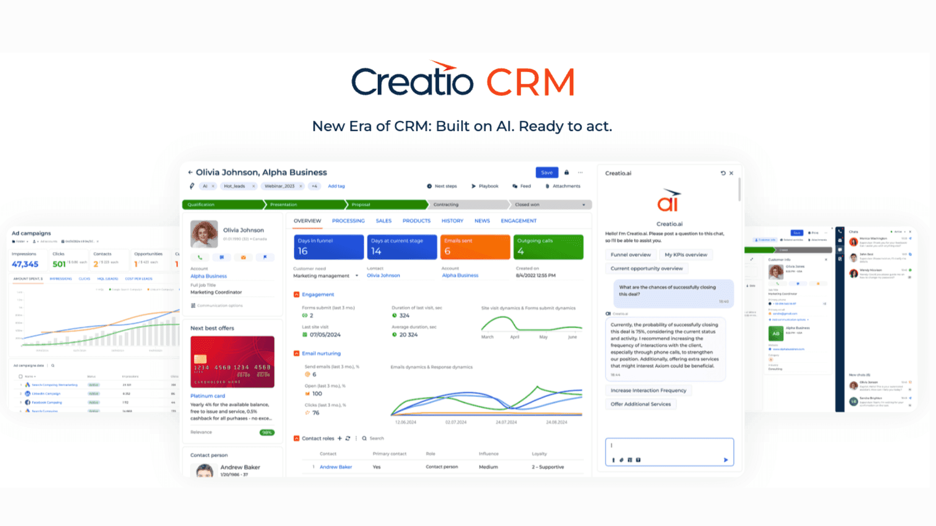 Creatio empowers custom crm