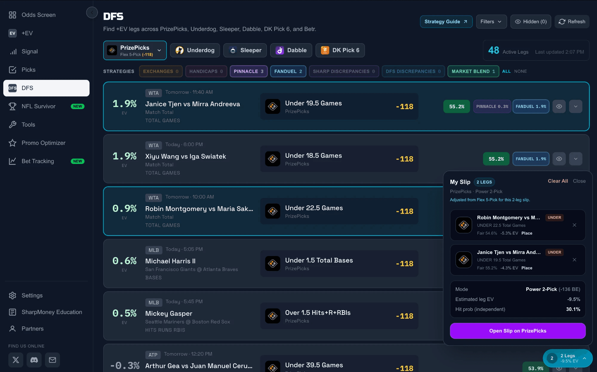 ValueBetFactory bet tracking