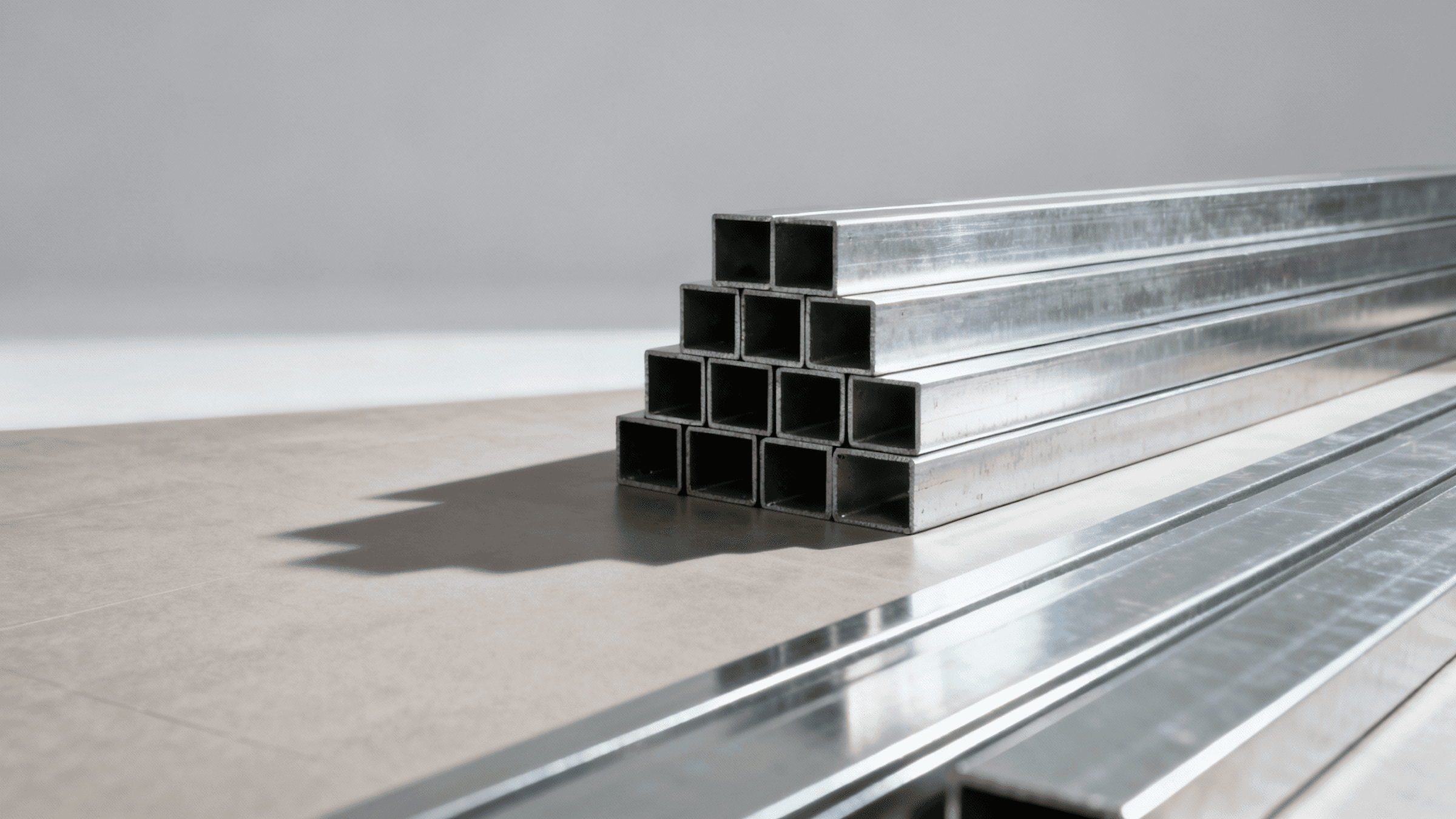 black and gray metal pipe