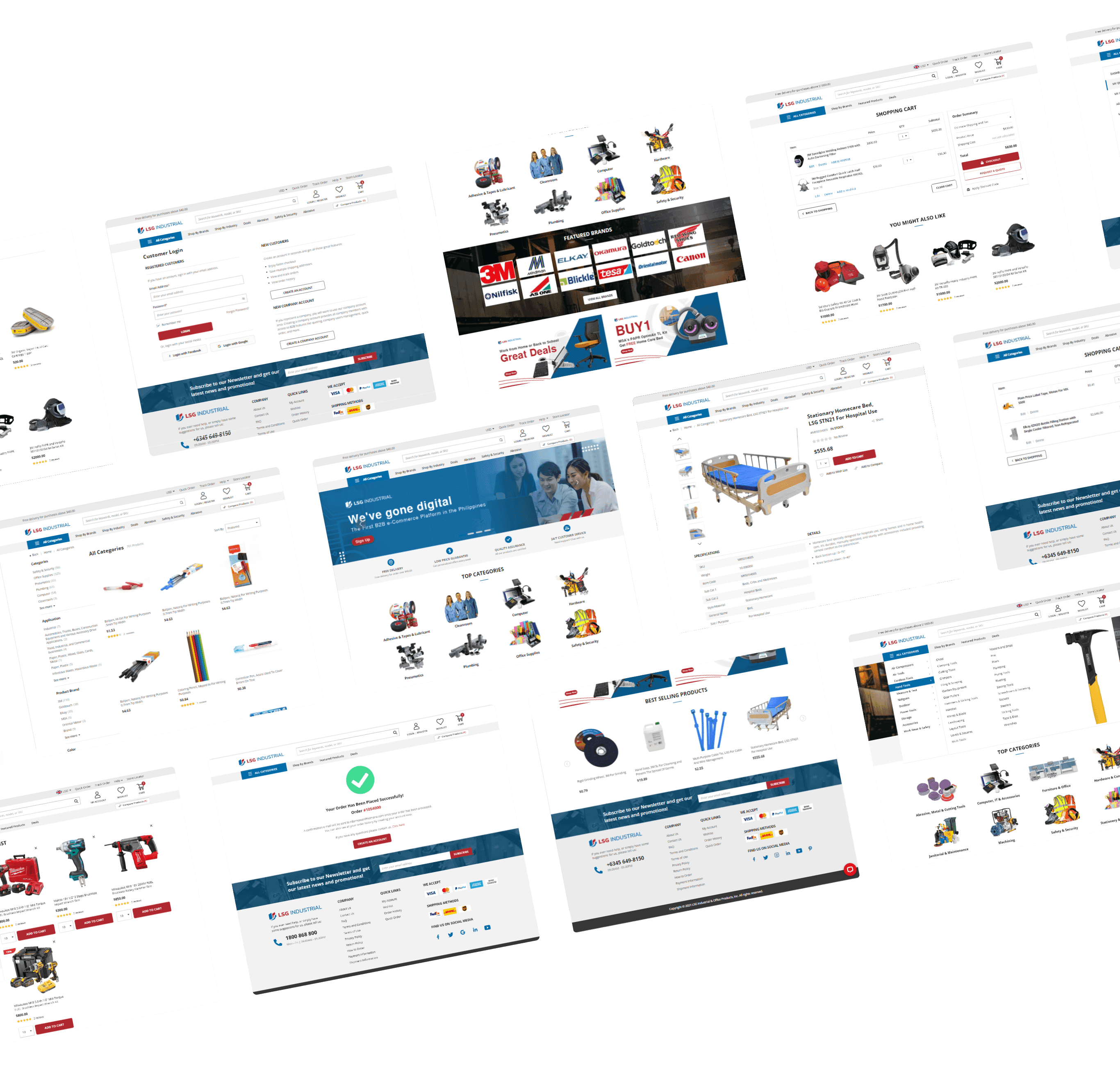 LSG Industrial mockup