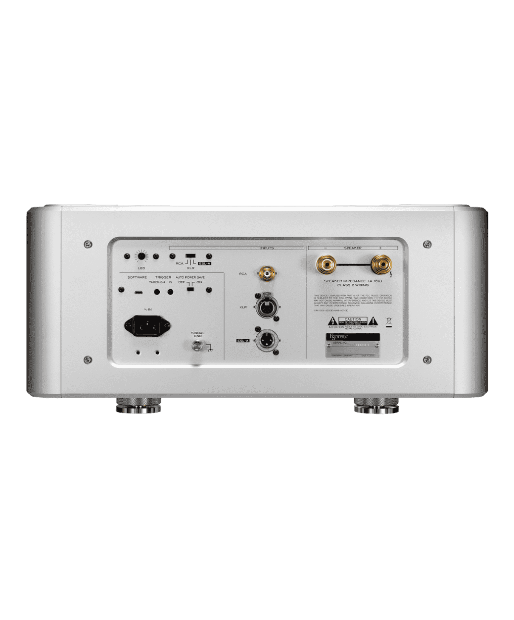 Esoteric - Grandioso M1X - BACK PANEL - LE STUDIO HIFI