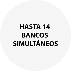 Integración con hasta 14 bancos