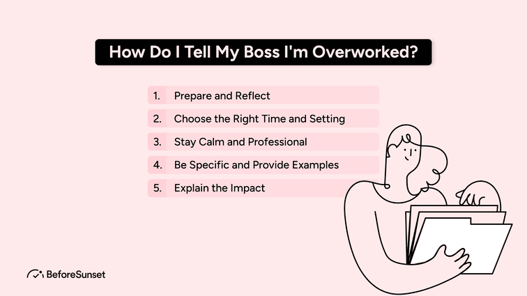 How Do I Tell My Boss I'm Overworked?