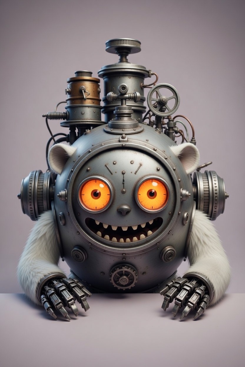 Clunk cinema-quality animated character render by Aethara