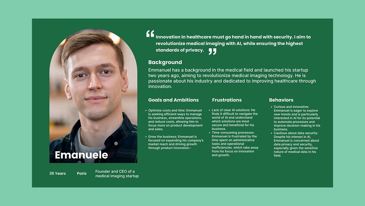 Family standing in a lush green field with tractor.