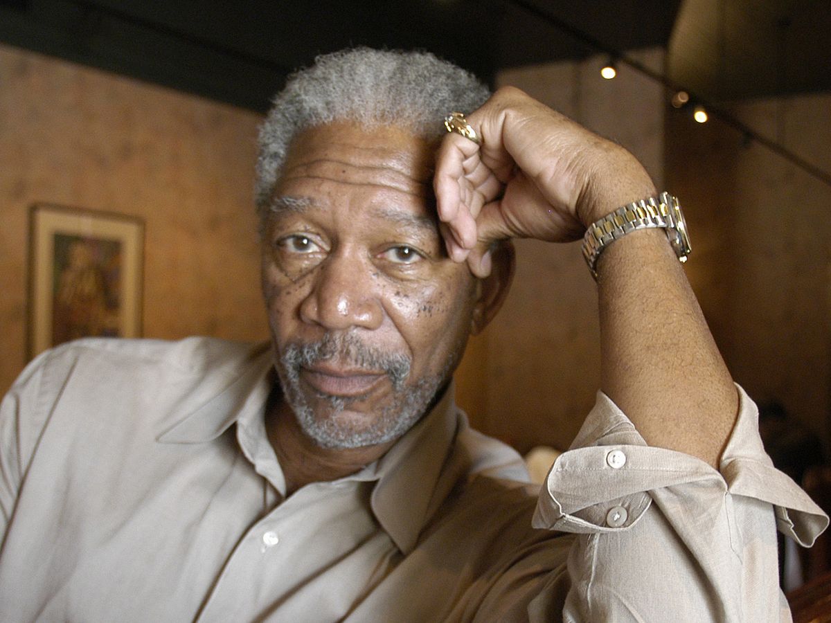 Morgan Freeman posing - morgan freeman ai voice generator free