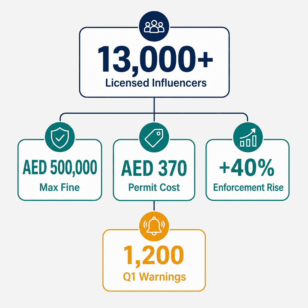 Infographic: New UAE Advertiser Permit for Social Media Influencers - What Changed