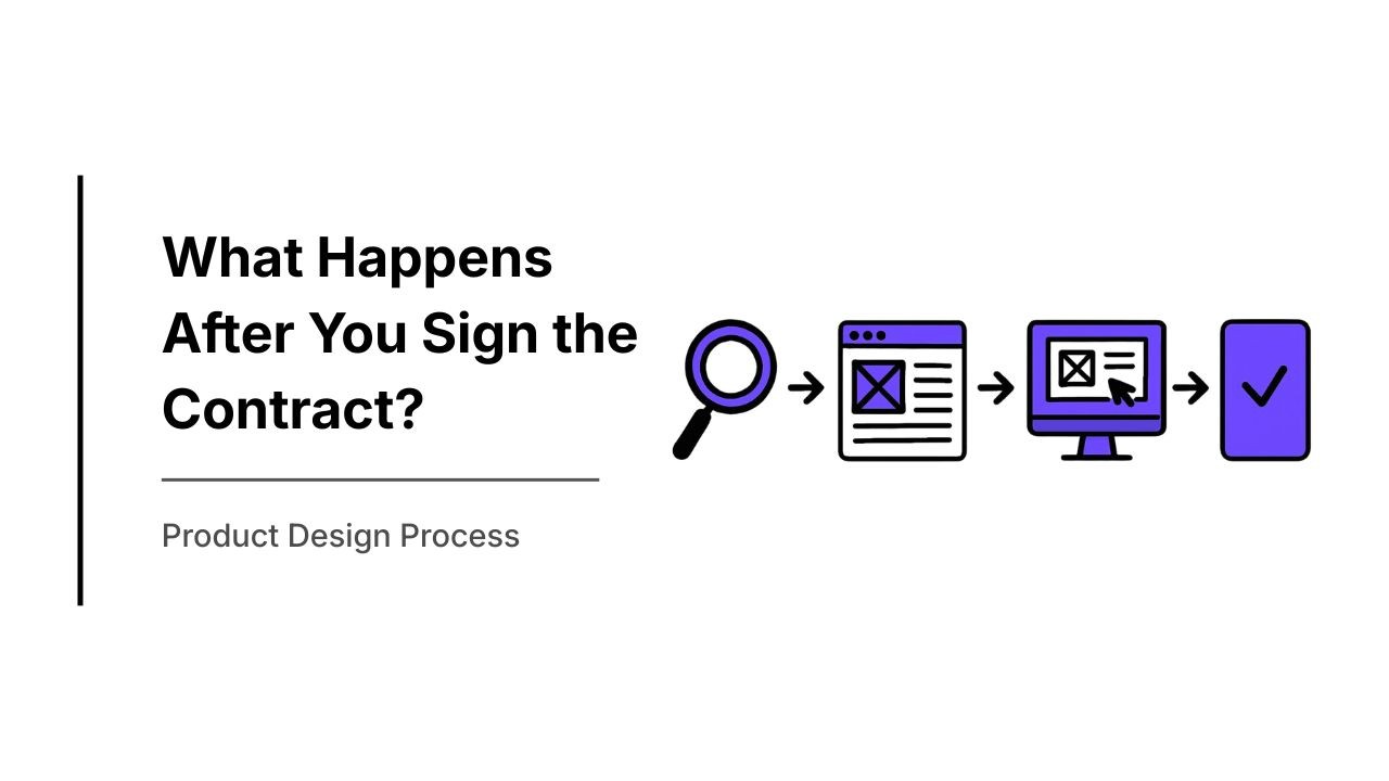 Product Design after you sign the contract